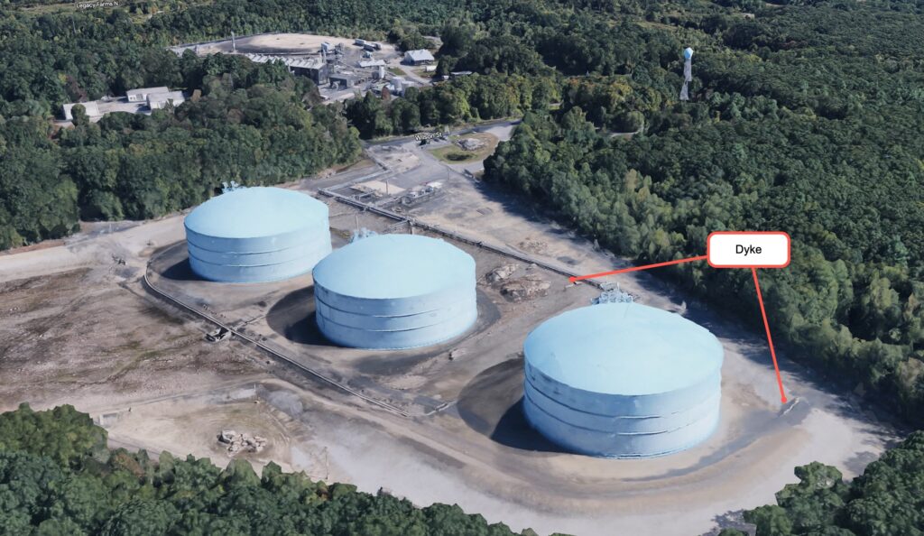 Hopkinton LNG tanks