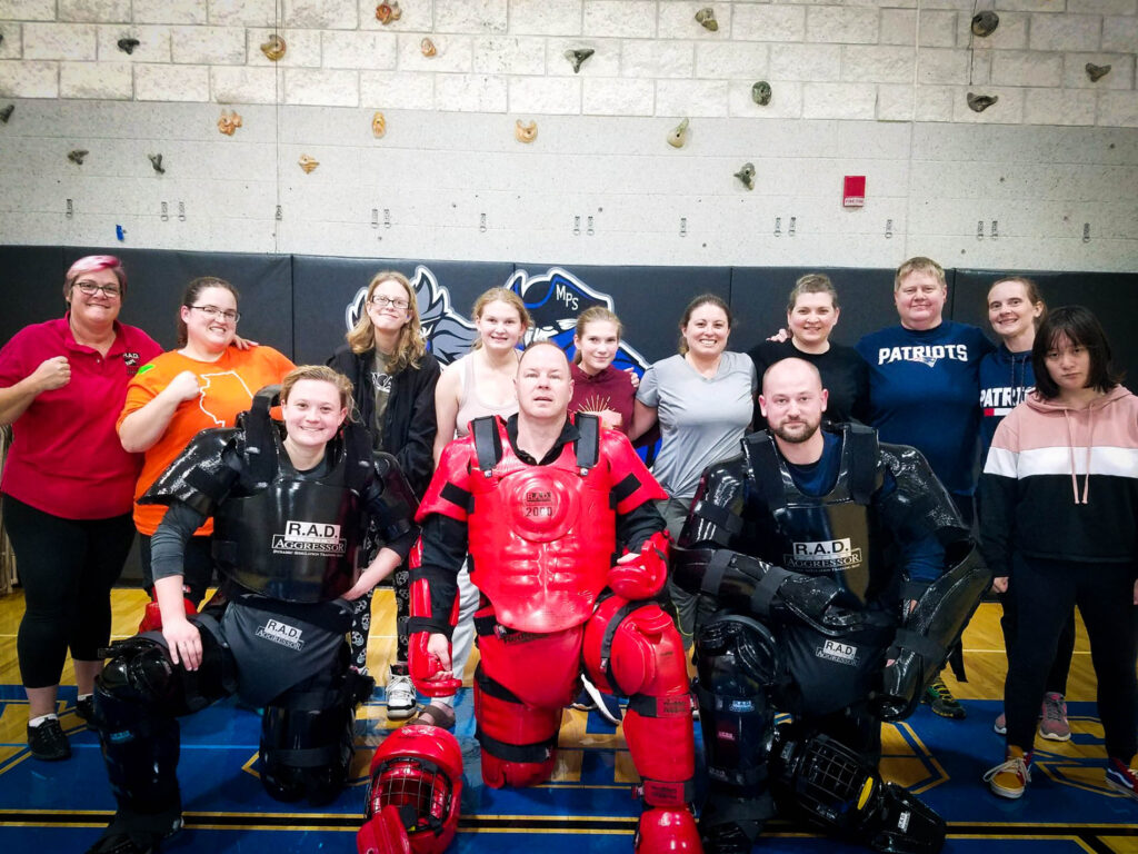 Tim Brennan and other officers teach RAD.