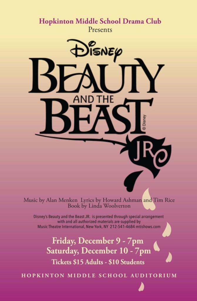 Hopkinton Middle School Beauty and the Beast Jr.