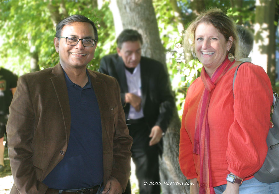 Shahidul Mannan and Ellen Rutter