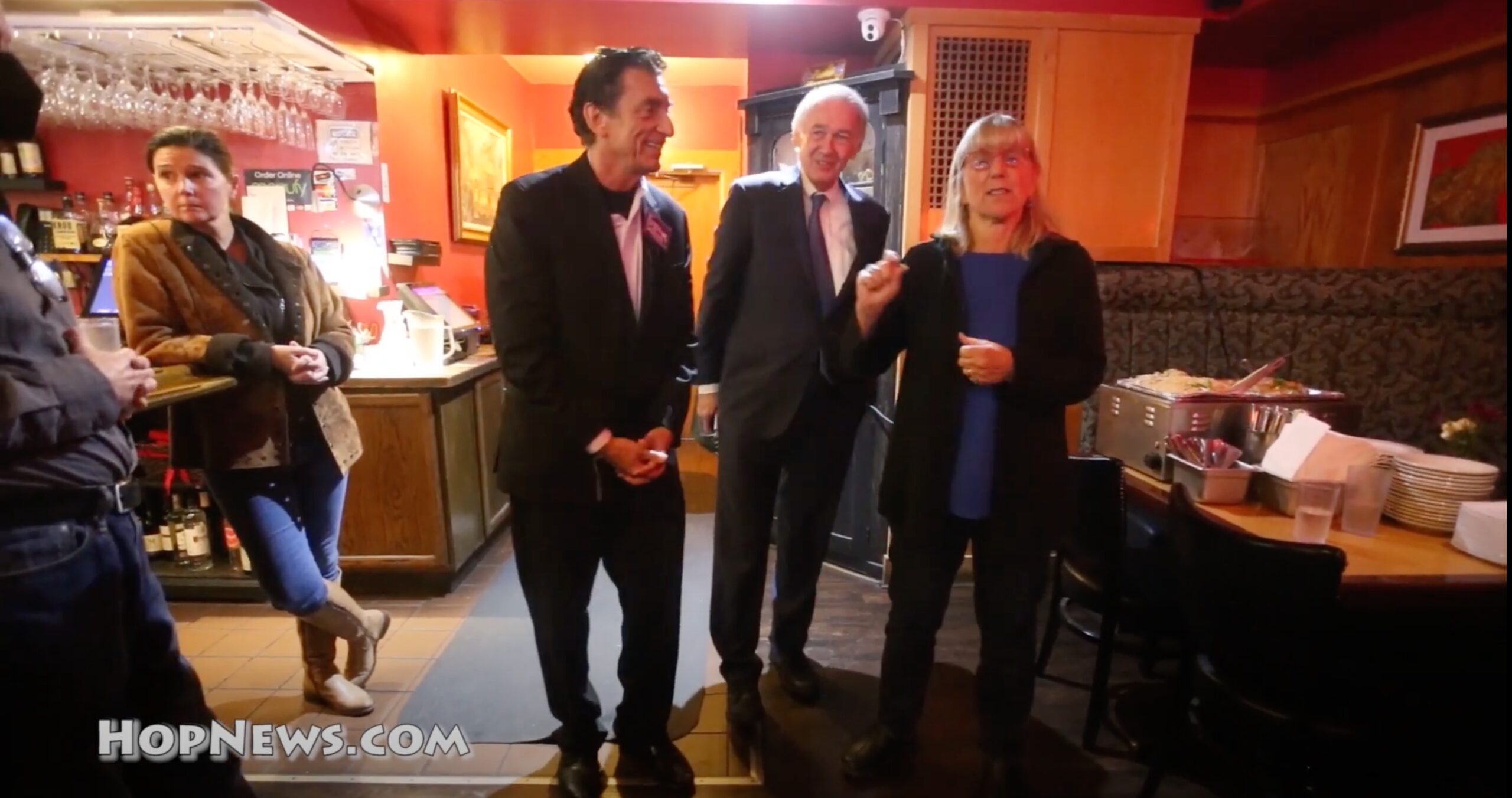 Senator Ed Markey campaigns for State Rep candidate James Arena-DeRosa