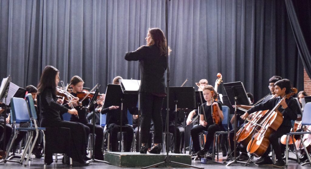 Hopkinton Middle School orchestra