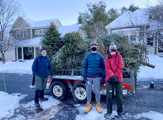Hopkinton Boy Scouts Christmas Tree fundraiser