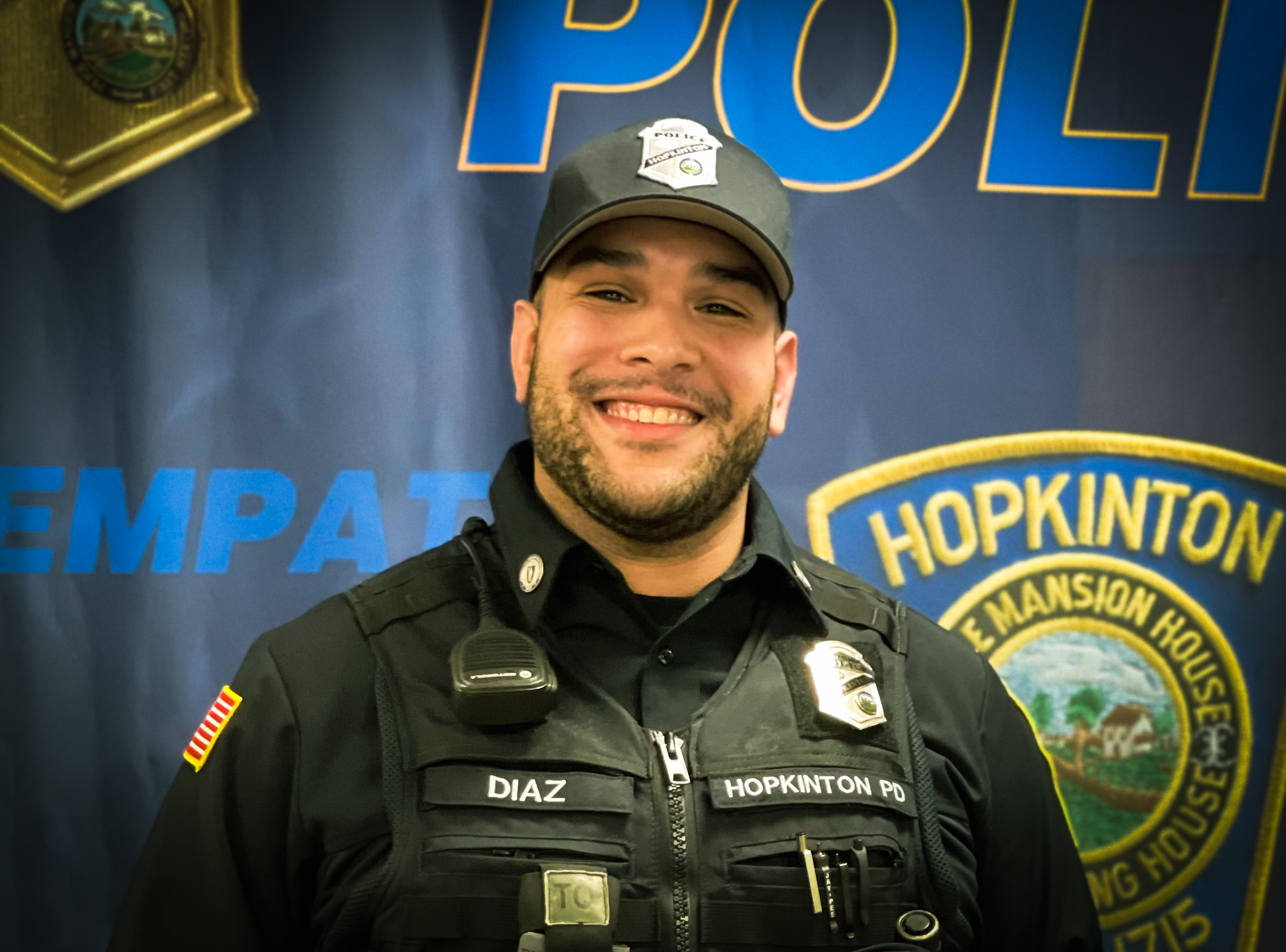 Officer Augusto Diaz of Hopkinton Police Department