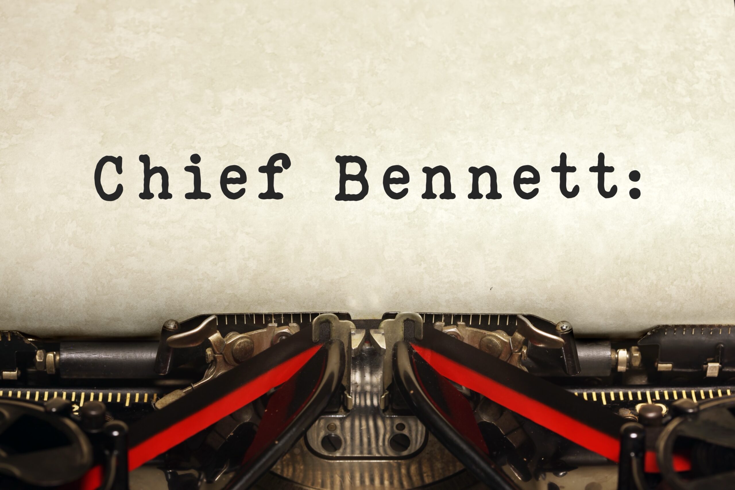 Letter to Chief Bennett from Sergeants
