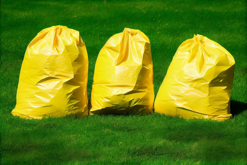 Yellow Bag Day in Hopkinton with the Sustainable Green Committee