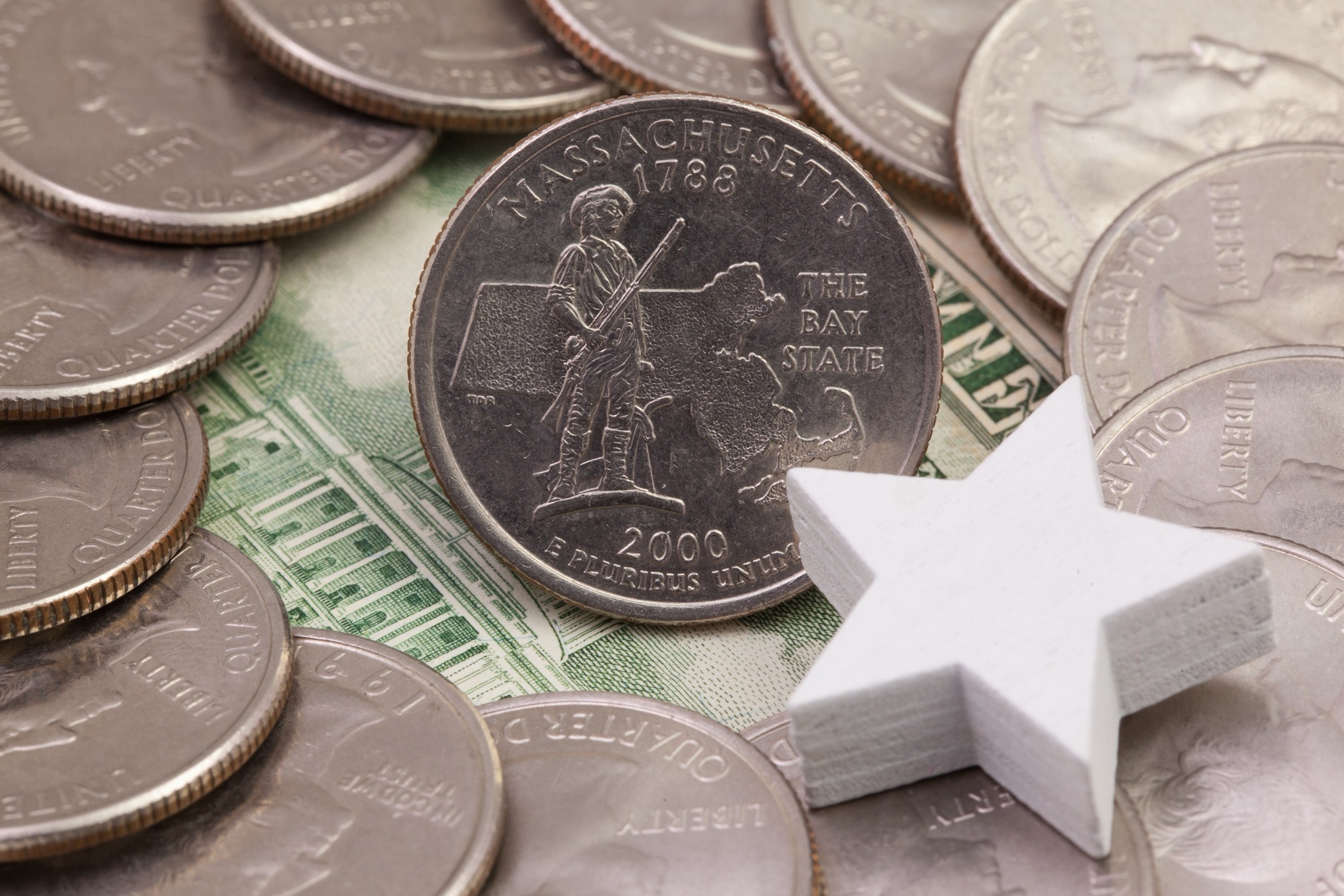 Massachusetts quarter – money
