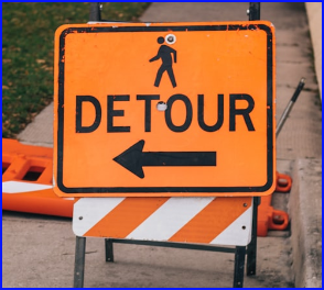 detour sign