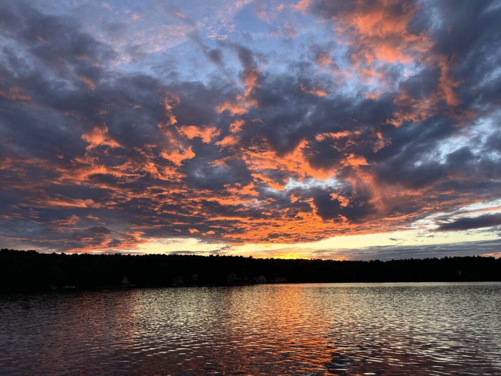 Lake Maspenock at Sunset