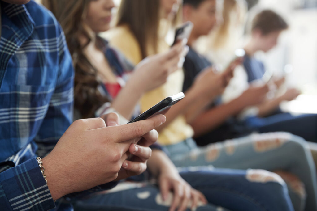 Kids Texting