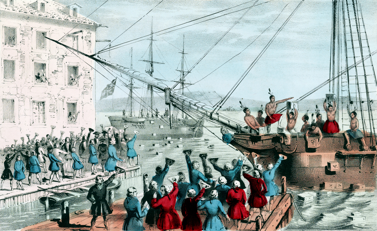 The Boston Tea Party, 1773 Boston Tea Party
