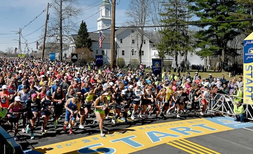 Boston Marathon Start