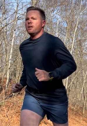 man running