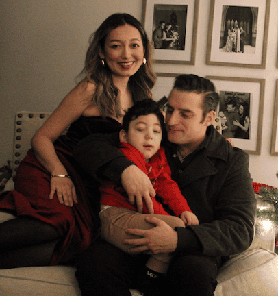 Couple with child