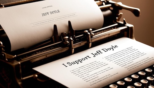 LTE: Support for Jeff Doyle