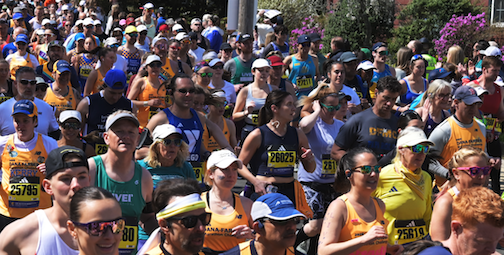 Boston Marathon start