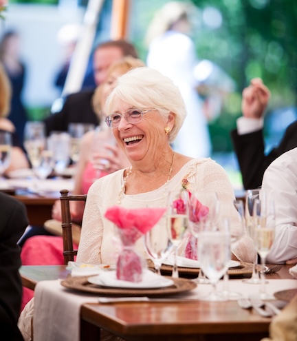 woman smiling