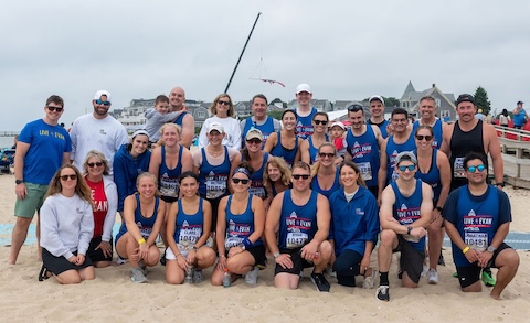 Live4Evan Running Team for the Falmouth Road Race