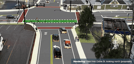 Rendering of Main Street project.