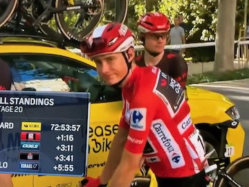 Professional cyclist Jonas Vingegaard