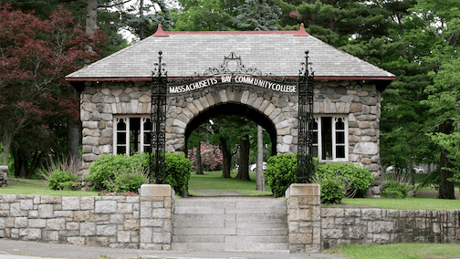 Mass Bay Community College entrance