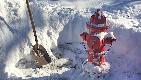 Dig out your fire hydrant
