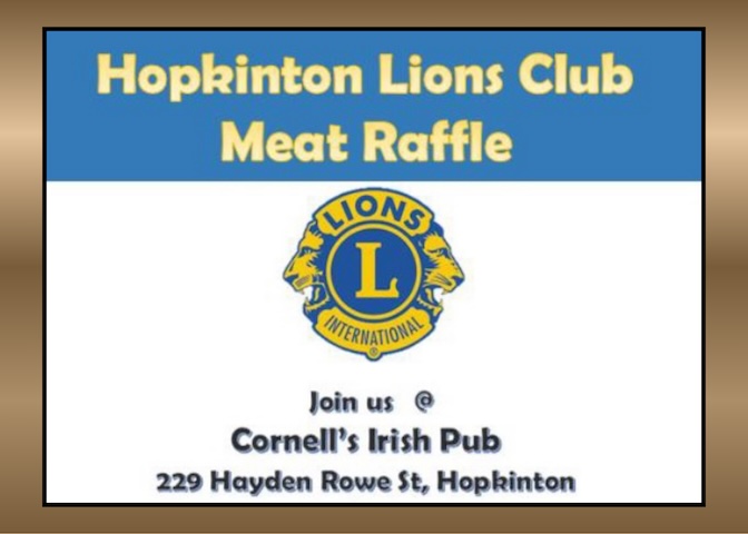 Lions Club Meat Raffle 2026
