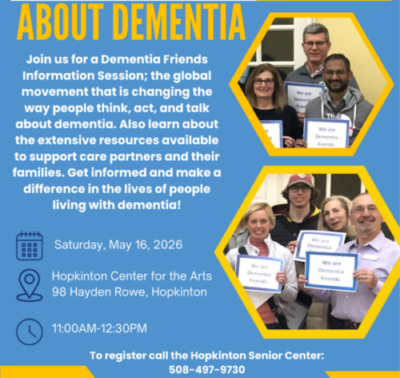 Come Learn about Dementia