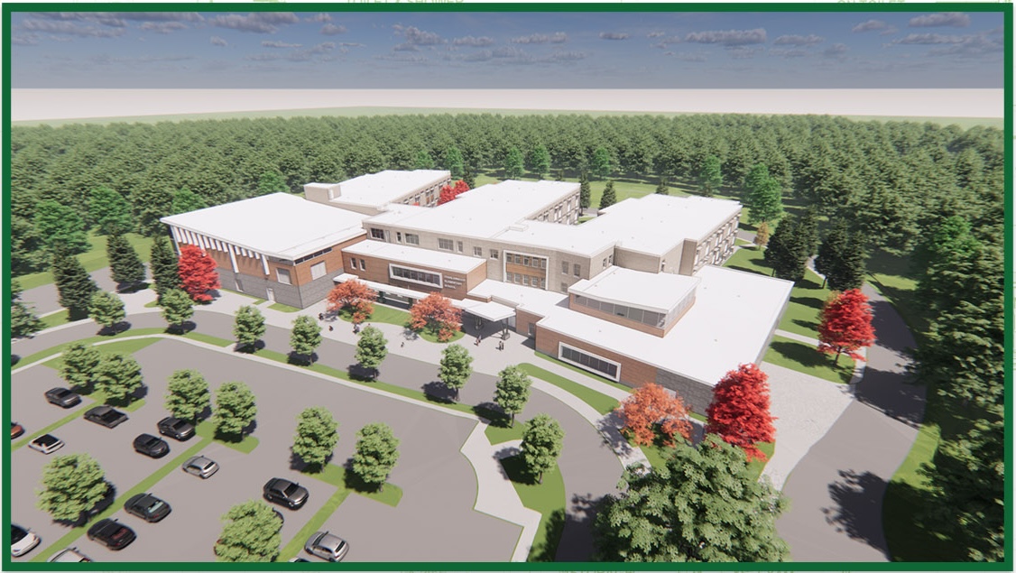 AI rendering of Charleswood School in Hopkinton, MA