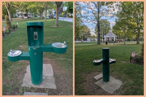 Water Station on Hopkinton's Town Common
