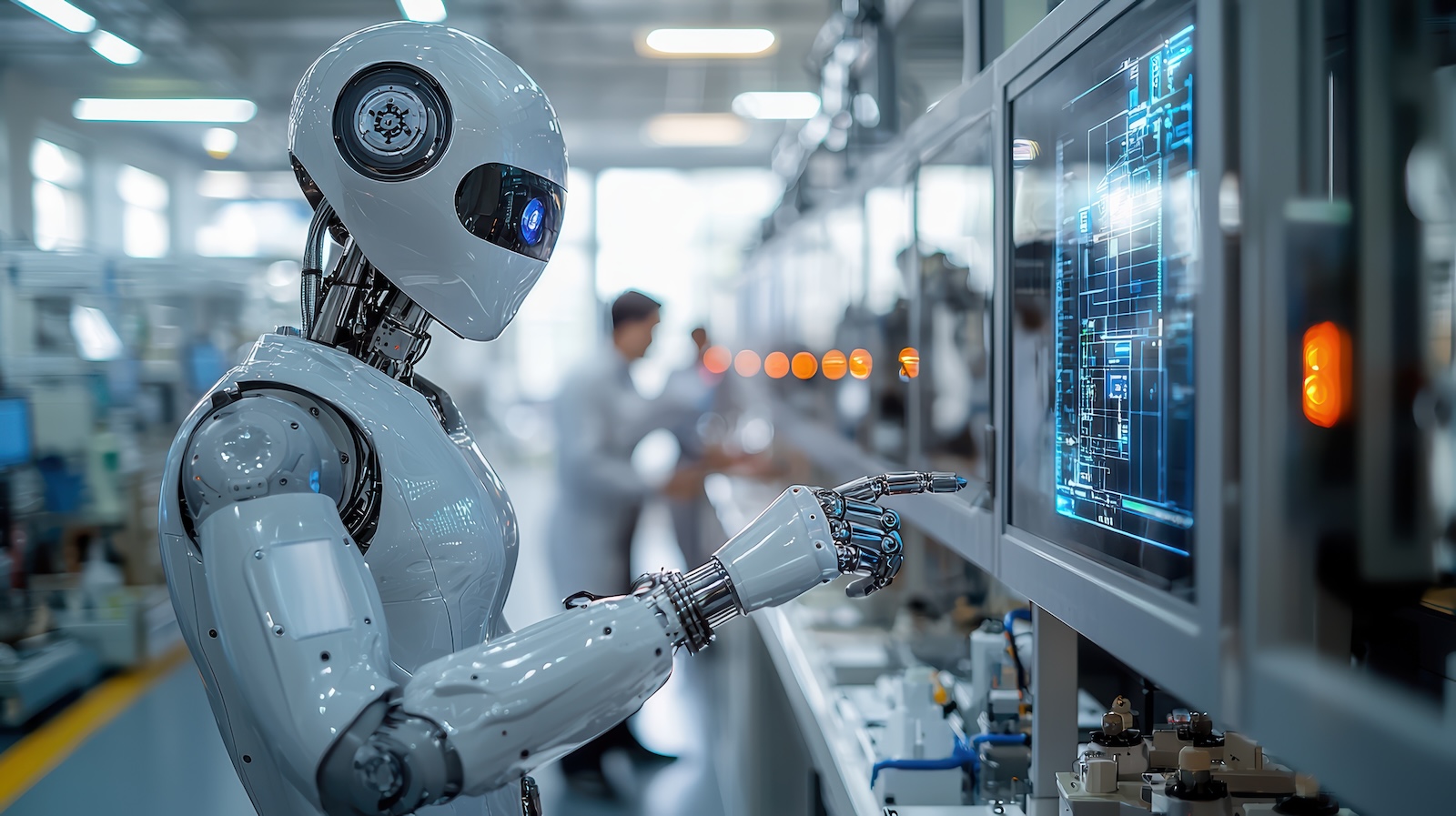 HumanoidRobot Humanoid robot collaborates with its human colleagues