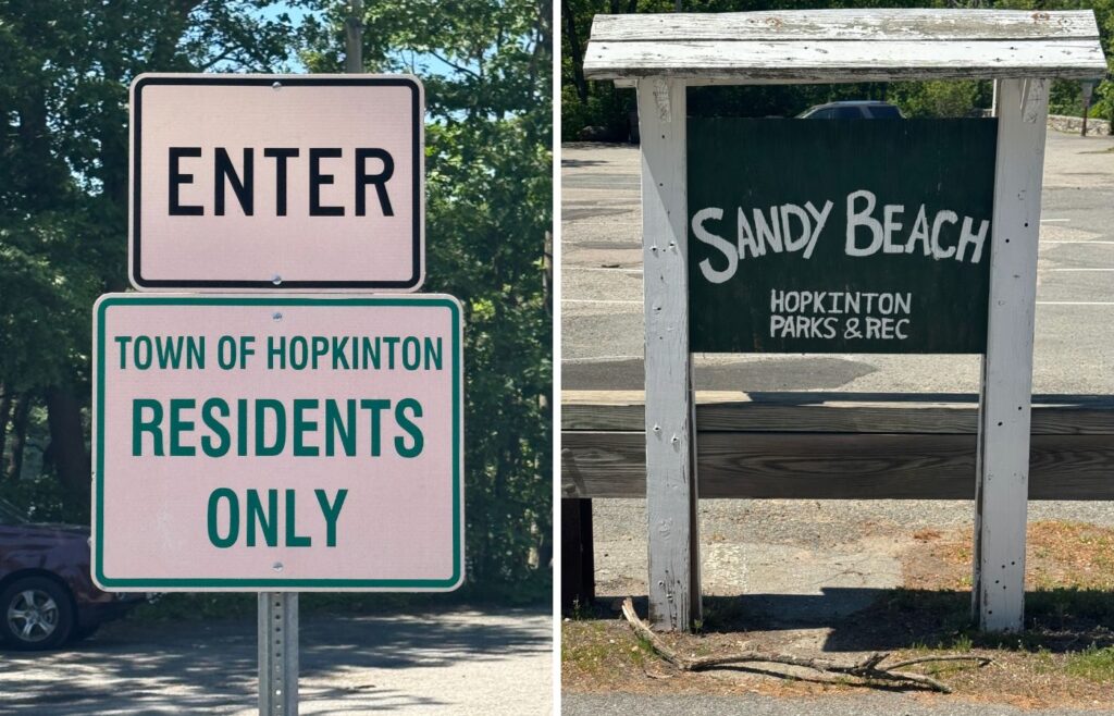 Sandy Beach Sign