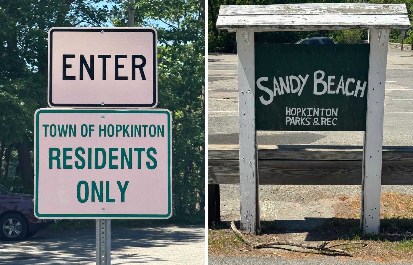 Sandy Beach Sign